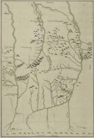Mapa Antigo de Guarapuava 1700