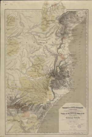 Mapa Antigo de Santa Catarina
