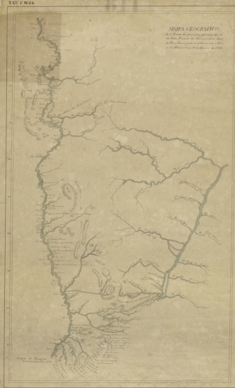 Mapa Antigo Do Paraná 1753 Mapas Antigos 3650