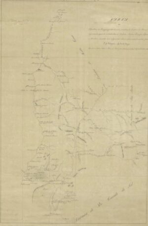 Mapa Antigo Do Paraná e Paraguai 1852