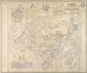 Mapa Antigo Do Rio Grande Do Sul 1854