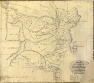 Mapa Antigo Do Paraná Até Missões No RS 1815