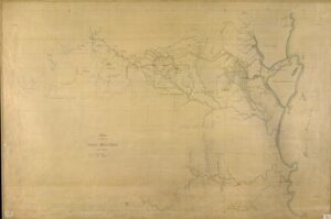 Mapa Antigo de Joinville Santa Catarina