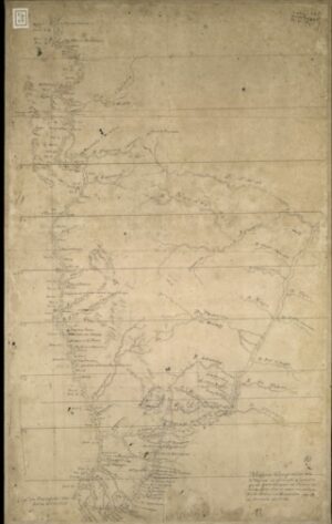 Mapa Antigo Do Paraná 1745