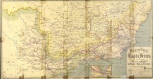 Mapa Antigo de Minas Gerais 1896