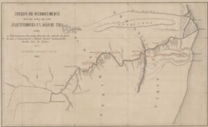 Mapa Antigo de Minas Gerais 1881