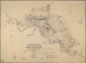Mapa Antigo de Minas Gerais 1842