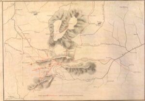 Mapa Antigo de Minas Gerais 1870