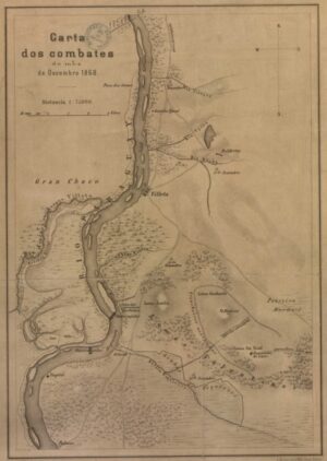 Mapa Antigo Do Paraguai 1868 7