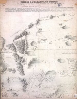 Mapa Antigo Do Paraguai 1866