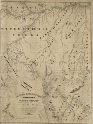 Mapa Antigo do Mato Grosso 1802