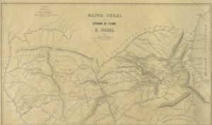 Mapa Antigo Do MT 1867 - Estrada de Ferro
