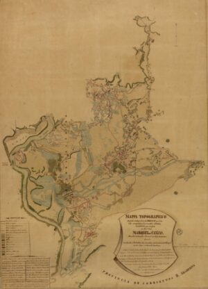 Mapa Antigo Do Paraguai 1868