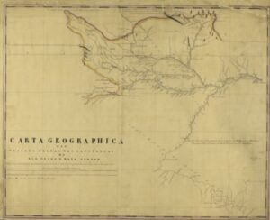 Mapa Antigo Do Mato Grosso 1780