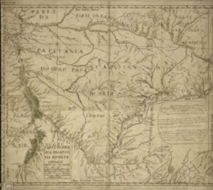 Mapa Antigo Do Mato Grosso 1800