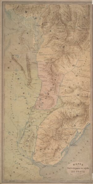 Mapa Antigo Do Paraguai 1876 - Top10