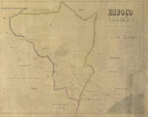 Mapa Antigo Do Mato Grosso 1860
